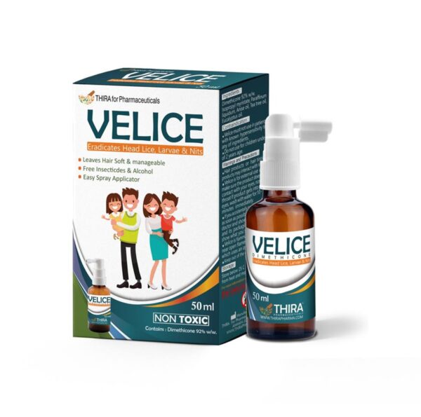 VELICE (Eradicates Head Lice,Larvae &Nits)